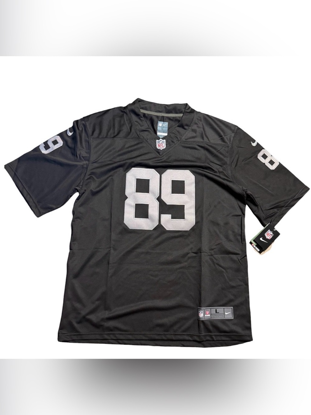 Brand New Las Vegas Raiders Brock Bowers #89 Men’s Jersey Size Men’s Large